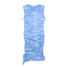 Calvin Klein Women's Sleeveless Dress Crewneck Blue Large New