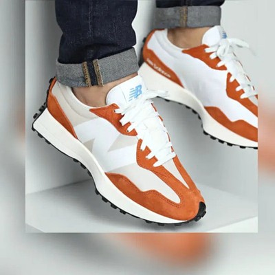 New Balance 327 Rust Oxide Orange Sneakers - Size US 9 | eBay