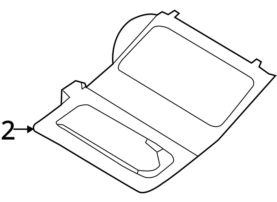 Console Front Roof Fits 14-19 FIESTA 664089 Foto 4 de 4