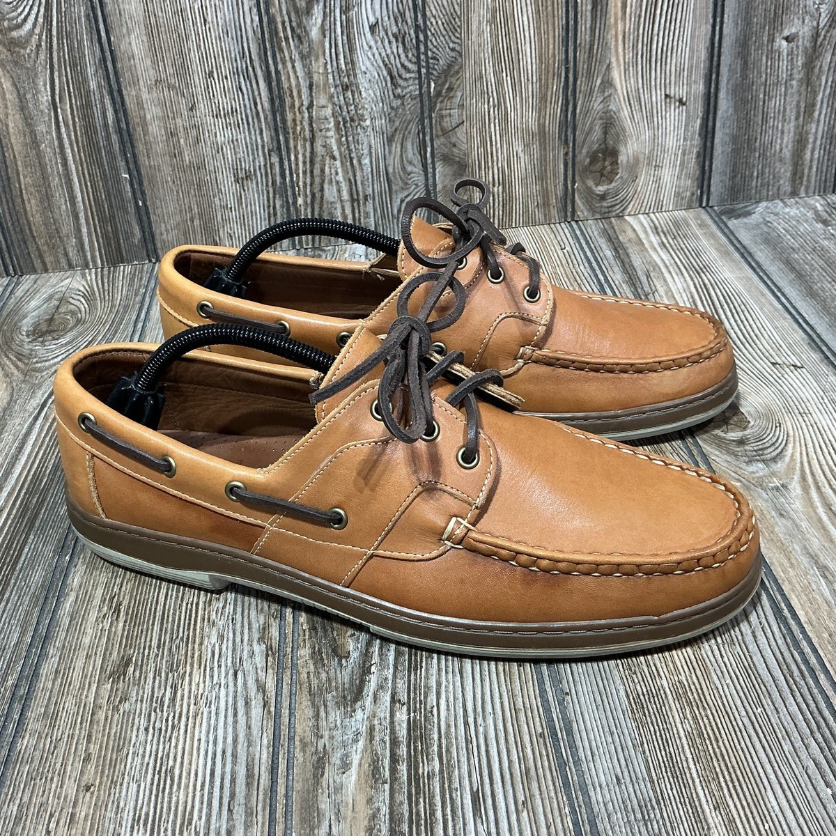 Allen Edmonds Eastport Boat Shoes Honey Brown Leather Men's Size 11 D USA 43502 | eBay Allen Edmonds Eastport Boat Shoes Honey Brown Leather Men's Size 11 D USA 43502 | eBay