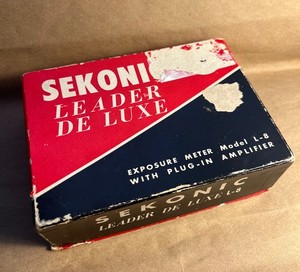 Vintage Sekonic in original box Model L-8 Light Meter - Photography Collector