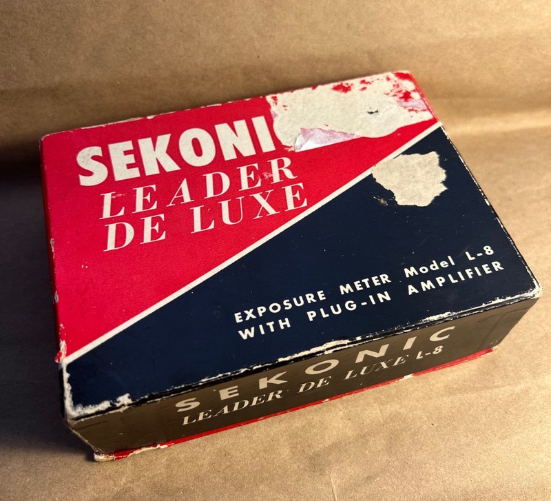 Vintage Sekonic in original box Model L-8 Light Meter - Photography Collector