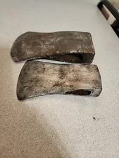 Unmarked TRUE TEMPER W/ Eye Ridges Hatchet & DIAMOND EDGE Single Bit Axe Heads