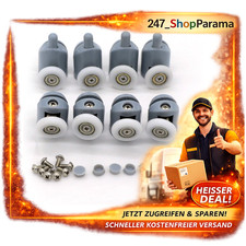 Rollen für Duschtüren 20 mm - 27 mm, 8 Stück, Ersatzteile