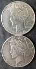 1928 S and 1935 S $1 Peace Silver Dollars
