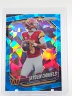 JAYDEN DANIELS 2025 PANINI PRIZM BLUE CRACKED ICE /99 #278 COMMANDERS Q7893