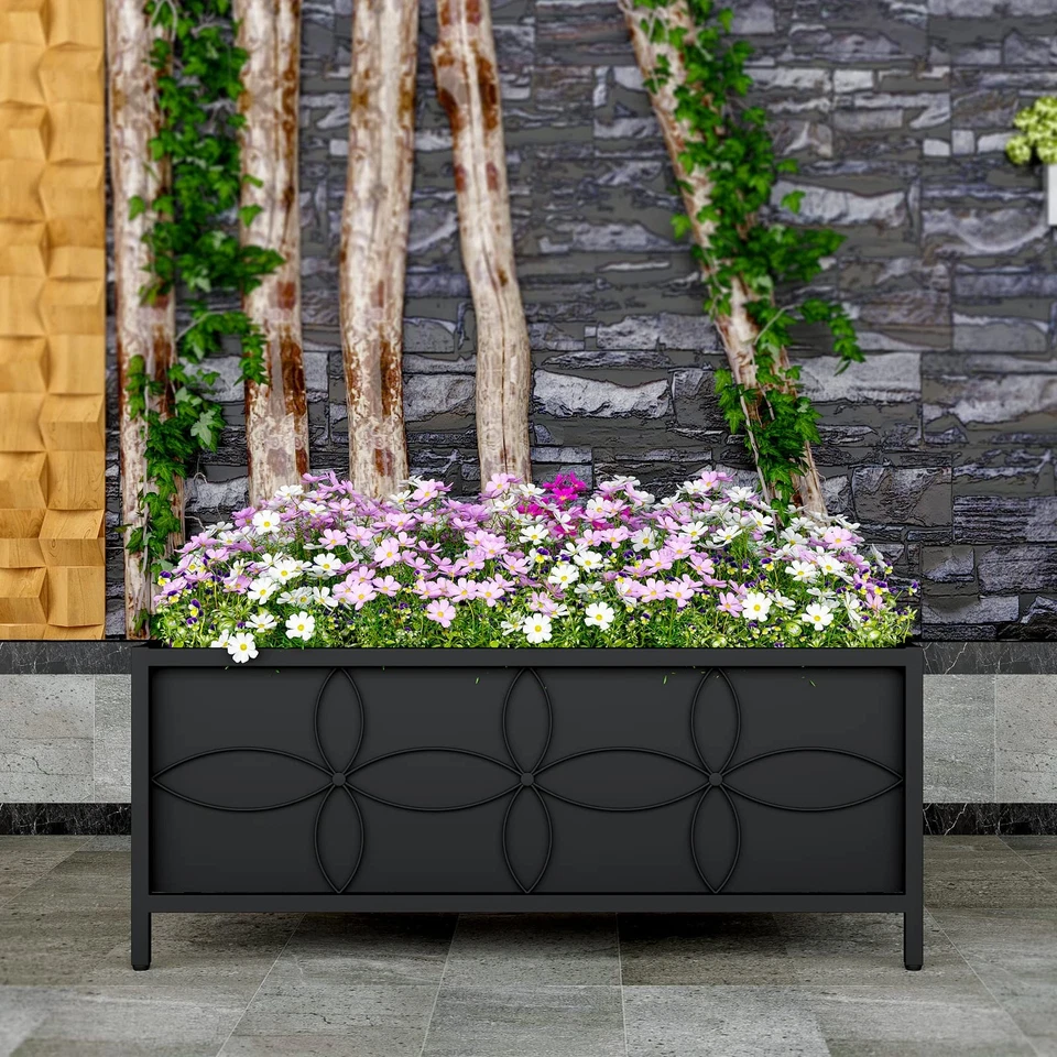 Sturdy Raised Garden Bed with Inner Fabric Liners for Vegetables Flower, Plan... - Image 2 of 4