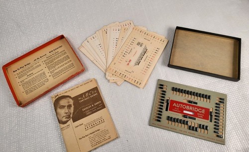 Vintage Auto-Bridge Play It Yourself Bridge Game Complete With Instructions - Picture 4 of 13