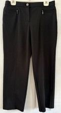 Simply Vera Vera Wang Mid Rise Slim Straight Stretch Ponte Pants Black PL