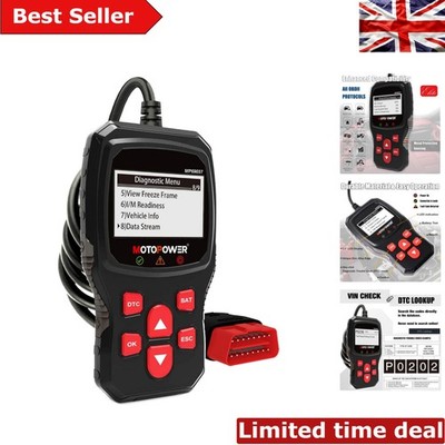 Kompakter fahrzeugbetriebener OBD II Scanner - 9 Protokolle kompatibel Autodiagnose