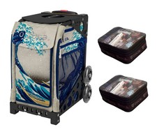 Zuca Sport Bag - Great Wave with 2 Small Utility Pouch