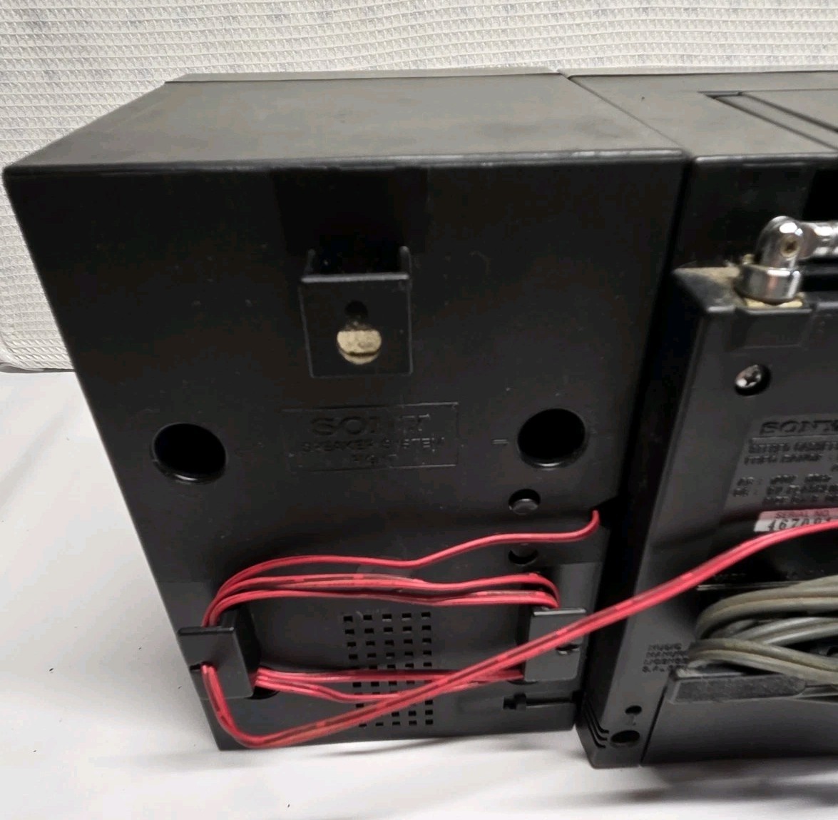 Vintage Sony CFS-3000 AM/FM Cassette Boombox Radio 19