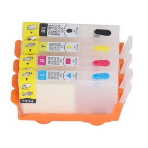 (5) Printer Ink Cartridge Large Capacity PP 4 Colors Proof Printing Ink