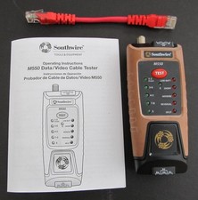 Southwire M550 Continuity Tester for Data  Coax - TESTED