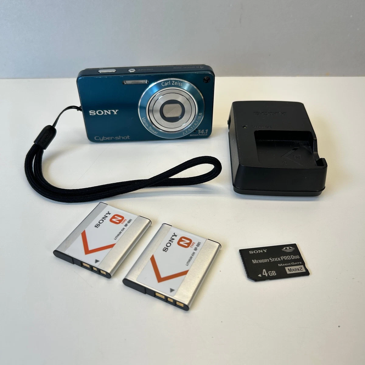 K1660 Sony Cyber-shot メガピクセル DSC-W350 Camera Digital Sony Cyber-shot Dsc-w350 - Preta - Completa