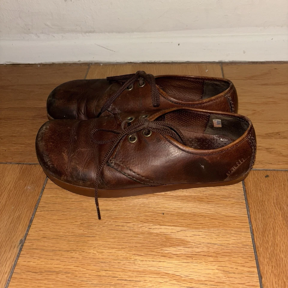 kalso Earth 女鞋 6 码棕色真皮系带 — 第 3/4 张图片