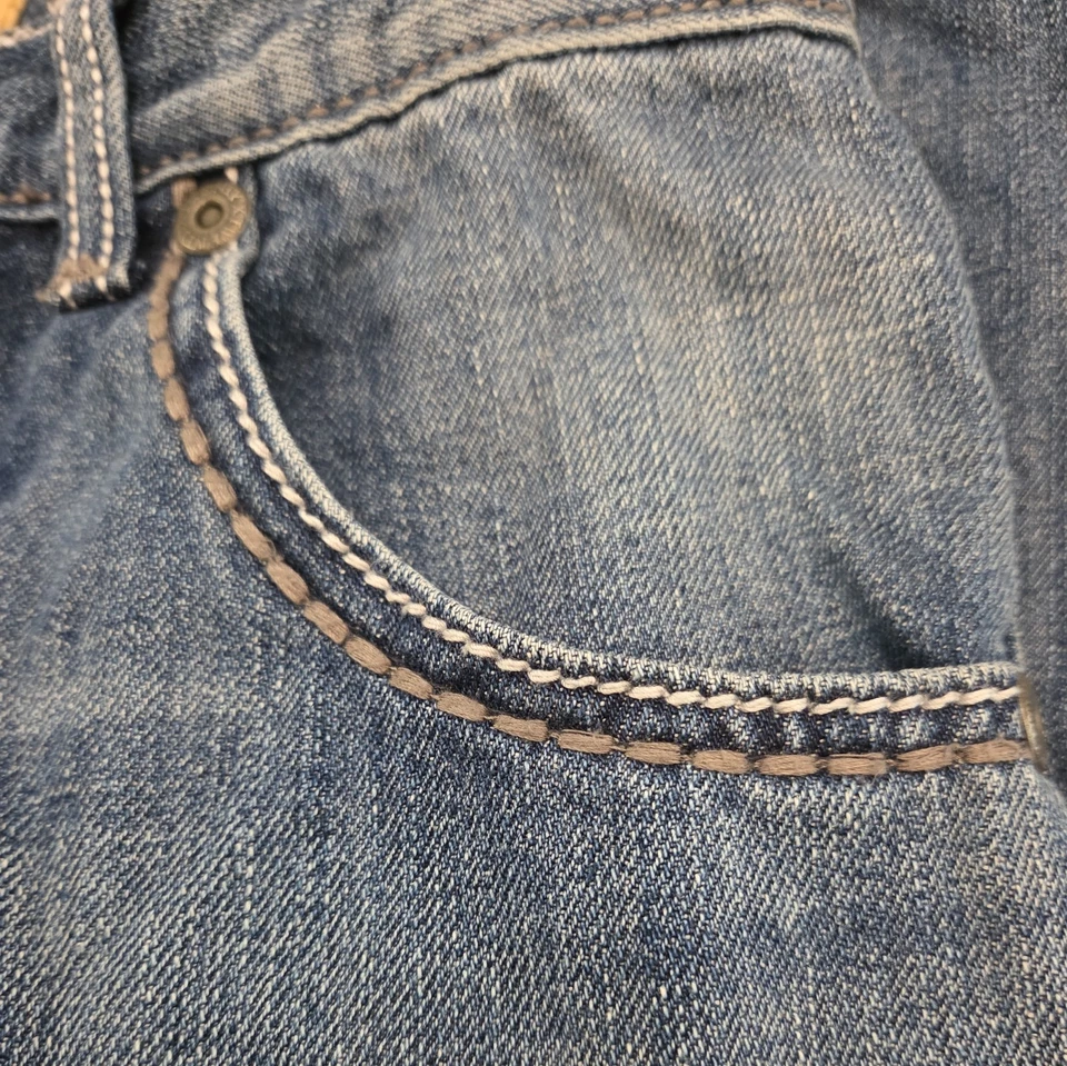 Pantalones de mezclilla vaqueros ajustados Wrangler 20x para niños talla 16 bonitas costuras excelente estado Foto 3 de 4