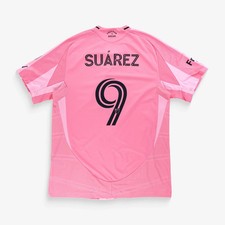 2025 Luis Suárez Worn MLS Media Day Inter Miami Jersey & Calf Sleeves Set