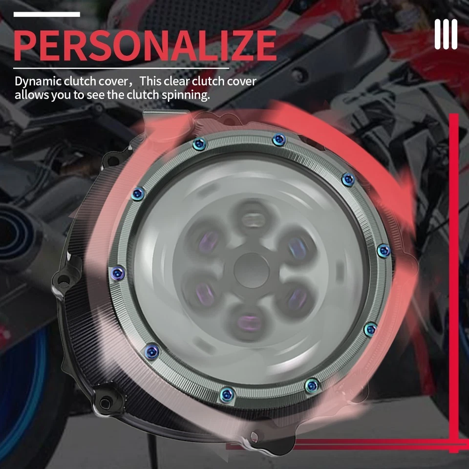 Kit de protección del motor de placa de presión de cubierta de embrague para BMW S1000R S1000XR S1000RR Foto 3 de 4