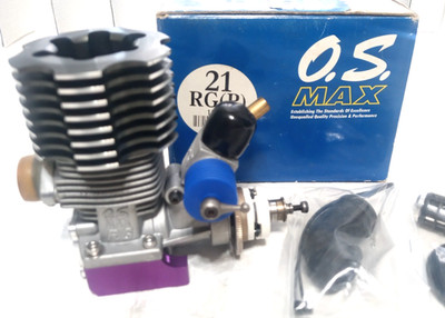 O.S. MAX 21RG (P) Nitro Engine for 1/8 RC Off-Road Buggy Car #13611 NEW  
