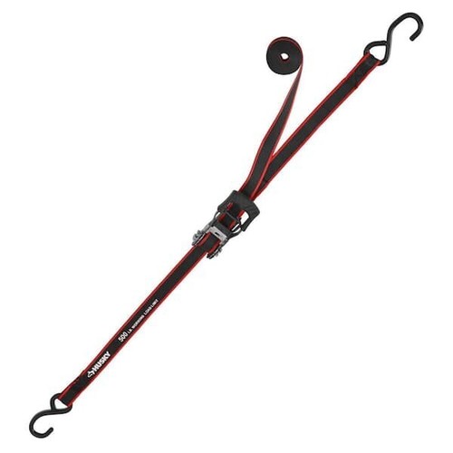 HUSKY RATCHET TIE-DOWN STRAPS 4-PACK 1 in. x 12 ft. Quick Release Hook 1500 lbs. - Picture 4 of 9