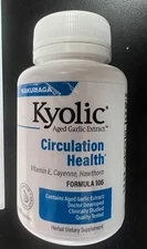 Wakunaga Kyolic Aged Garlic Extrat Circulation Formula 106 100 Capsules 6412