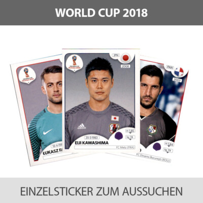 Panini WM World Cup 2018 Einzelsticker 452-681 + M1-M9 zum aussuchen to choose