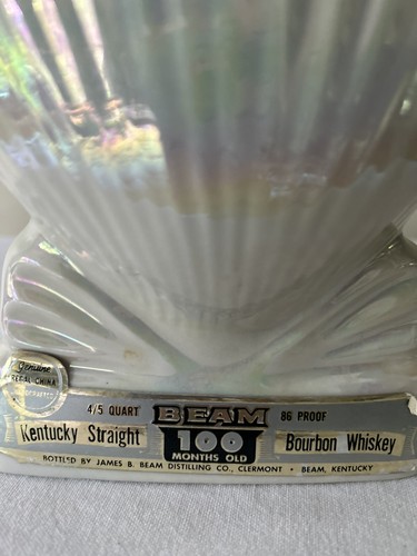 Vintage 1968 Empty James Beam Decanter; Florida Seashell Headquarters of World - Picture 3 of 8