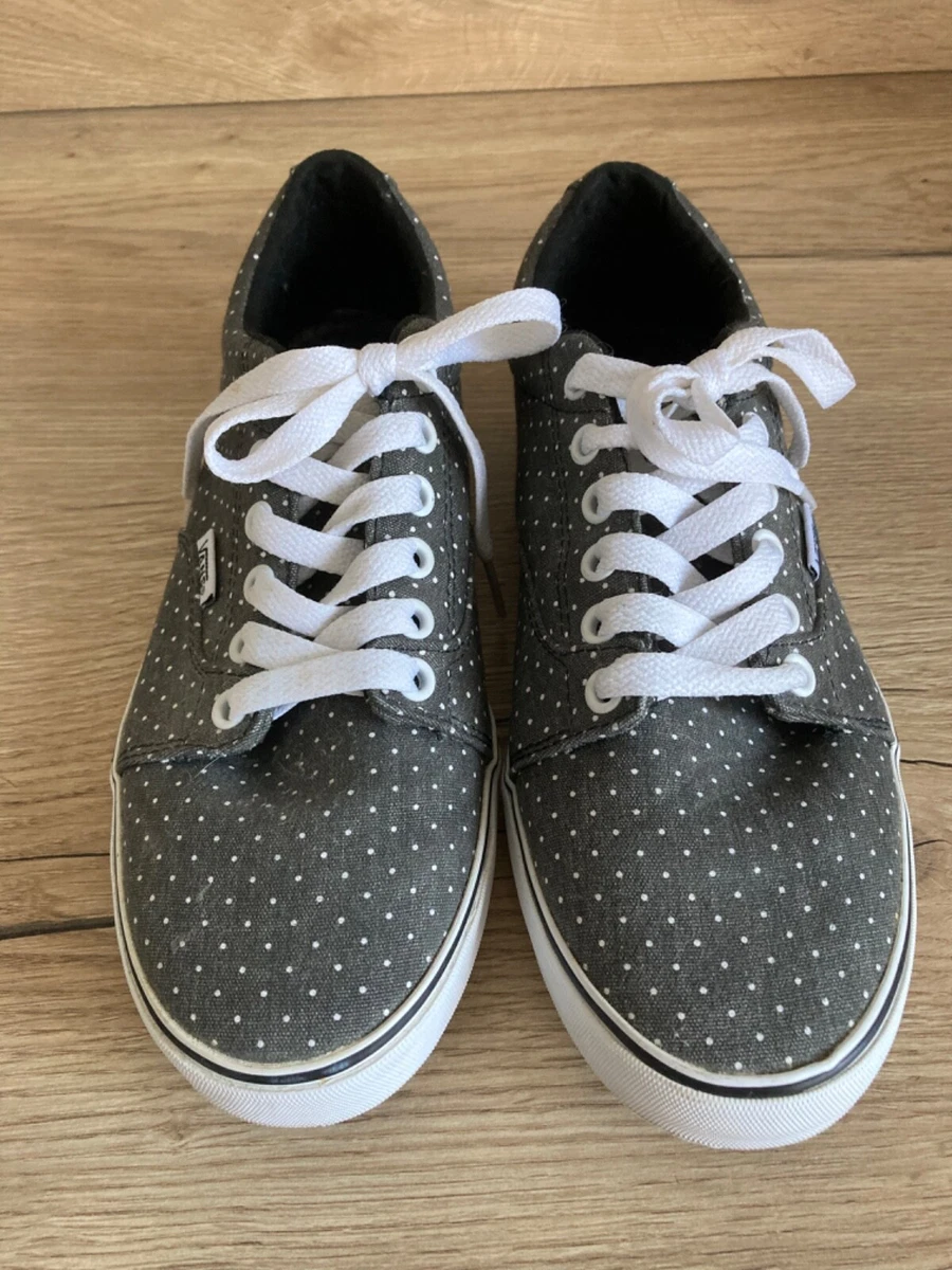 ladies white van trainers