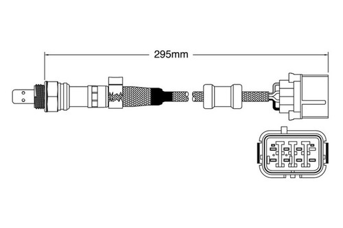 NTK LZA08-H5 Wideband O2 Sensor - Picture 2 of 2