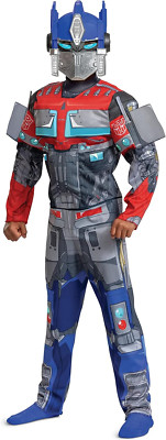 Optimus  Muscle Costume for Kids, Official Transformers Rise of the Beasts Padde