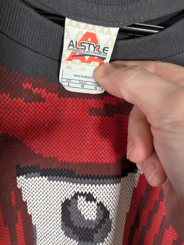 Alstyle Apparel Activewear L Camisa Vacaciones Hombre Usada - Imagen 3 de 6