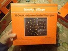 35 Count Orange HALLOWEEN LIGHTS 5.5 feet Spooky Village NEW