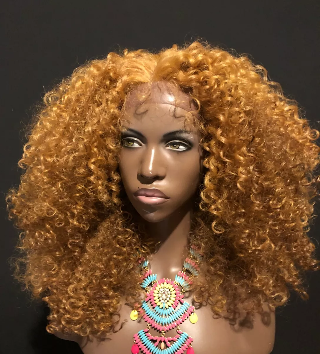 Lace front kinky curly clearance wig