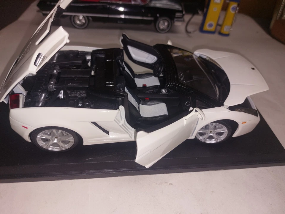 1/18 MAISTO LAMBORGHINI GALLARDO SPYDER EDICIÓN ESPECIAL DIECAST CONVERTIBLE RARO Foto 4 de 4