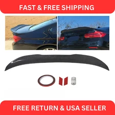 Carbon Style For 15-18 BMW F80 M3 & 12-18 F30 PSM Duckbill Trunk Spoiler Wing