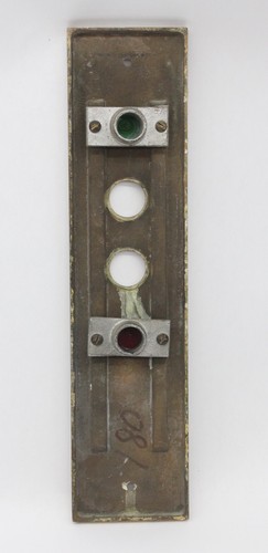 1900s Art Deco Bronze Elevator Plate - Picture 3 of 3