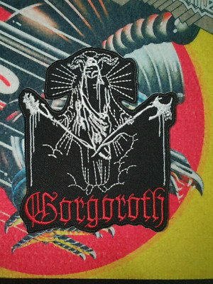 Gorgoroth Patch Shape Gestickt Black Metal Urgehal Wyrd Kutte * Marduk *