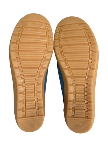 Unbranded Blue Faux Leather Comfortable Tassel Loafers Slip-On Shoes Sz 40 - New - Picture 7 of 8