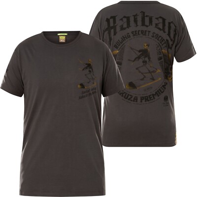 YAKUZA PREMIUM T-Shirt YPS-3317 Dark Grey Dunkelgrau T-Shirts
