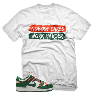 pine green off white shirt