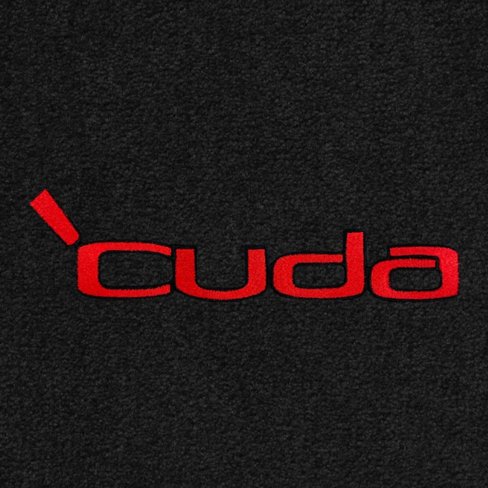 Lloyd Mats Classic Loop Plymouth 'cuda Logo 4 Pc Floor Mats (1970-1974) Foto 4 de 4