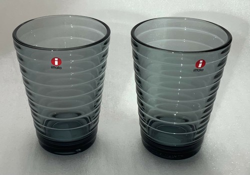 Vaso iittala Aino Aalto Gris Color 33cl -11.16 Oz NUEVO Caja de 2 piezas - Imagen 2 de 12