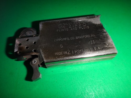 Year 1986 Black Matte Zippo Slim Lighter with Flag of JAPAN Decal Sticker - Picture 6 of 12