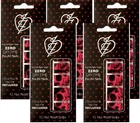 5 pack x Iron Fist - 12, American Nightmare Nail Polish Strips/Stickers - Pink
