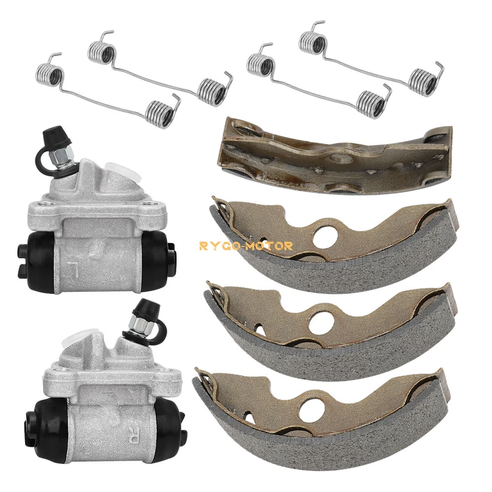 Juego de cilindros y zapatas de rueda de freno delantero para Honda Recon 250 TRX250 TM/TE 1997-2020 Foto 4 de 4