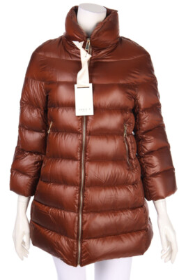 ANNIE P Down Jacket Zipper I 46 = D 40 brown NEW#9356
