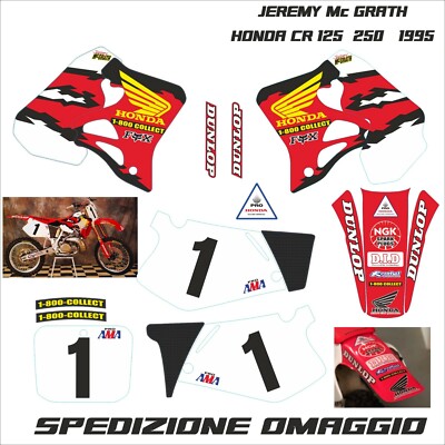 Kristall Aufkleber Honda CR 125-250 1995 Mc Grath