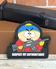 Tactical Morale PVC Patch -  Cart-man Patch - I Choose Violence Gun Patch