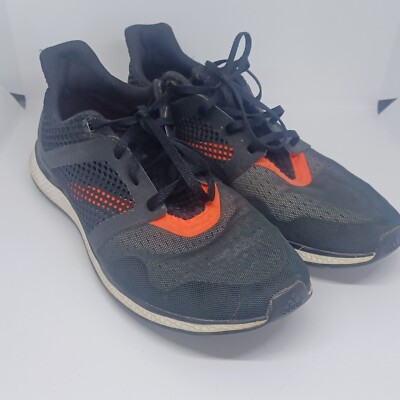 Men's Adidas Bounce Size US 12 Gray Orange Accents EUC Fits like 11.5